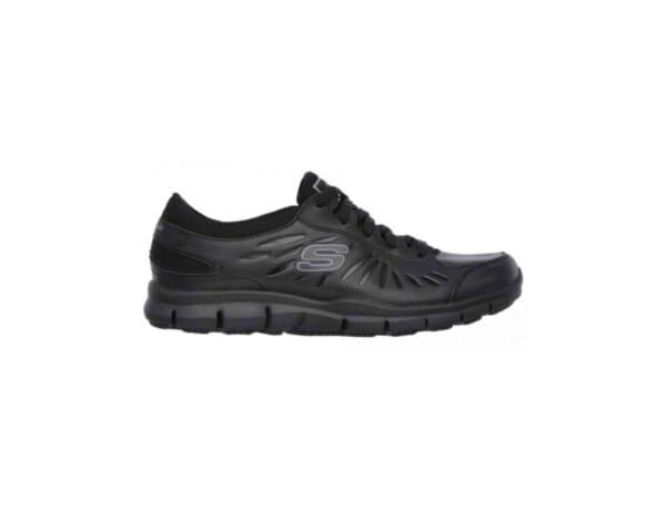 Skechers For Work 76551 Sure Track 'Eldred' Slip-resistant Shoe in Black - Image 2