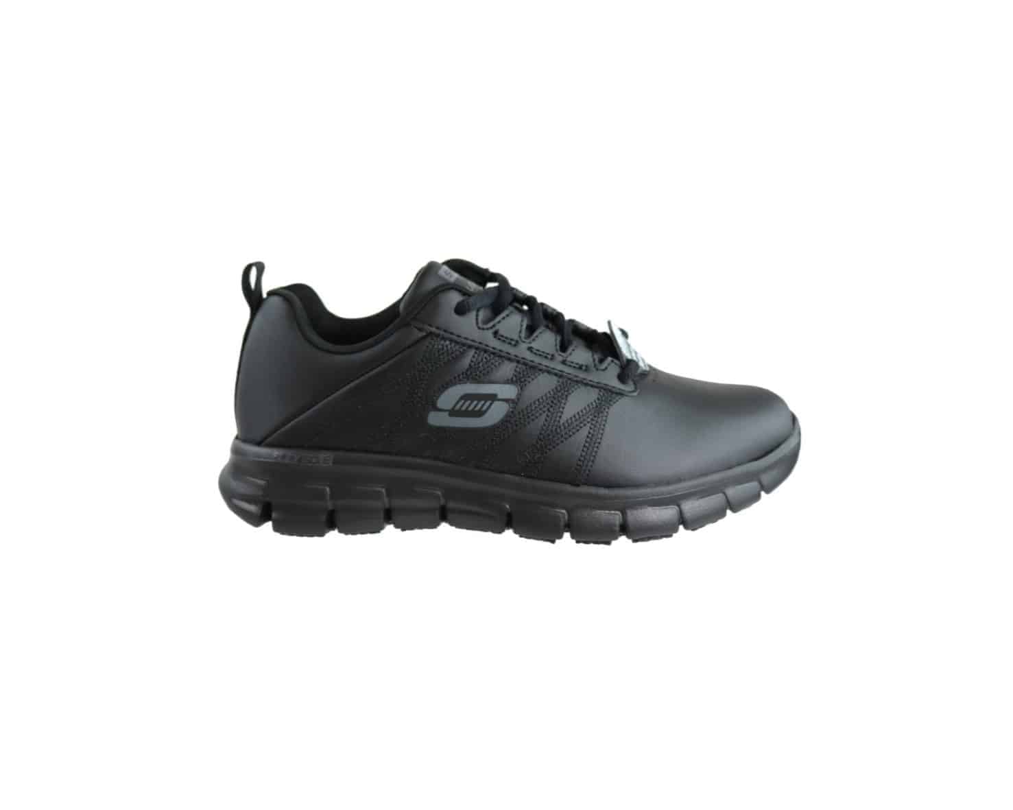 Sure Track Erath by Skechers For Work 76576 Slip resistant Shoe in Black