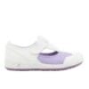 Camille Nurse Shoes in white with lilac